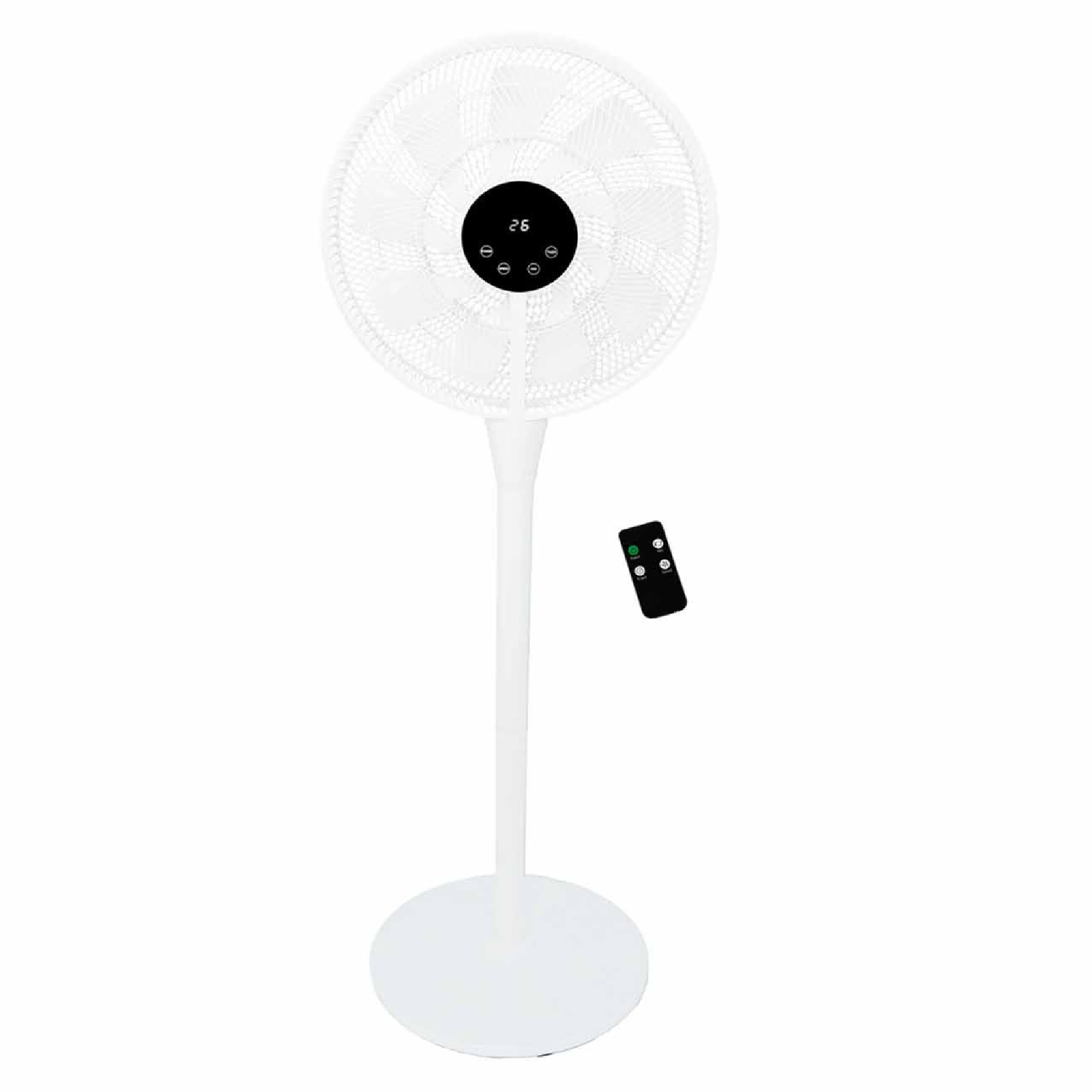 Morries MS-1611DCSFR-WH 16"/405MM 2-IN-1 DC Stand Fan With Remote DC MOTOR